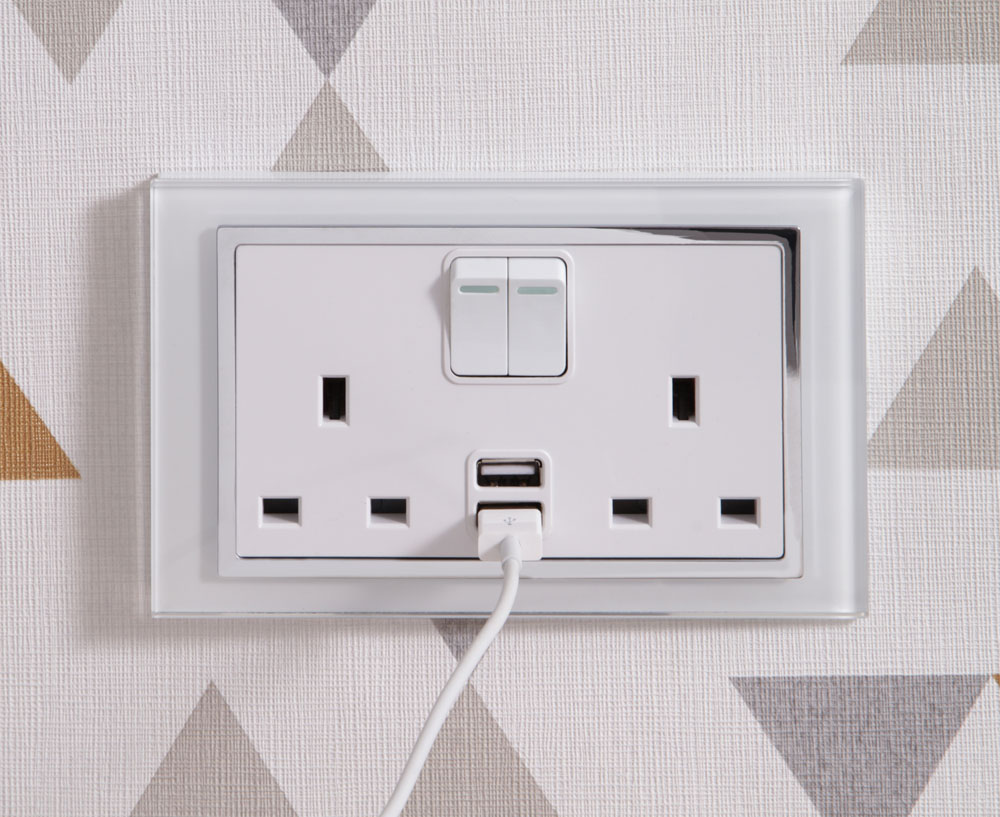 Plug Wall Sockets RetroTouch Designer Light Switches & Plug Sockets